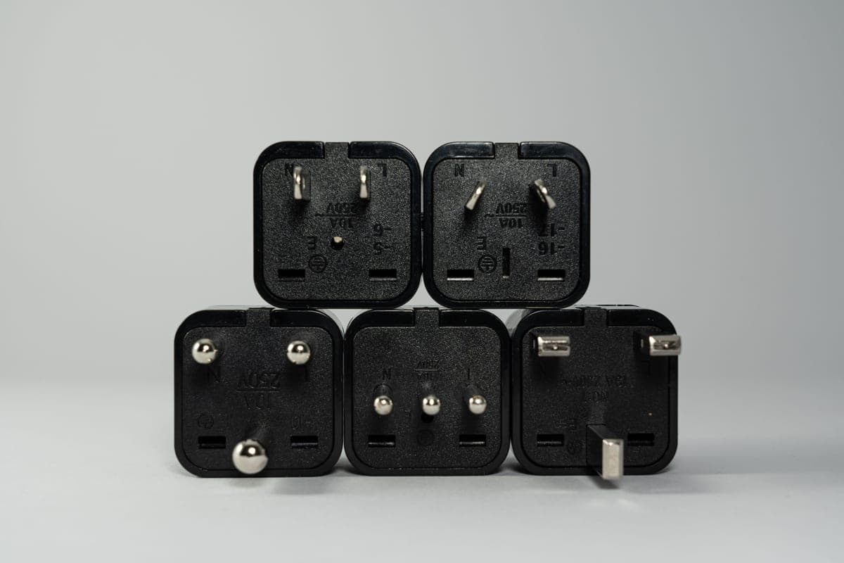A 240-volt receptacle installed on a wall